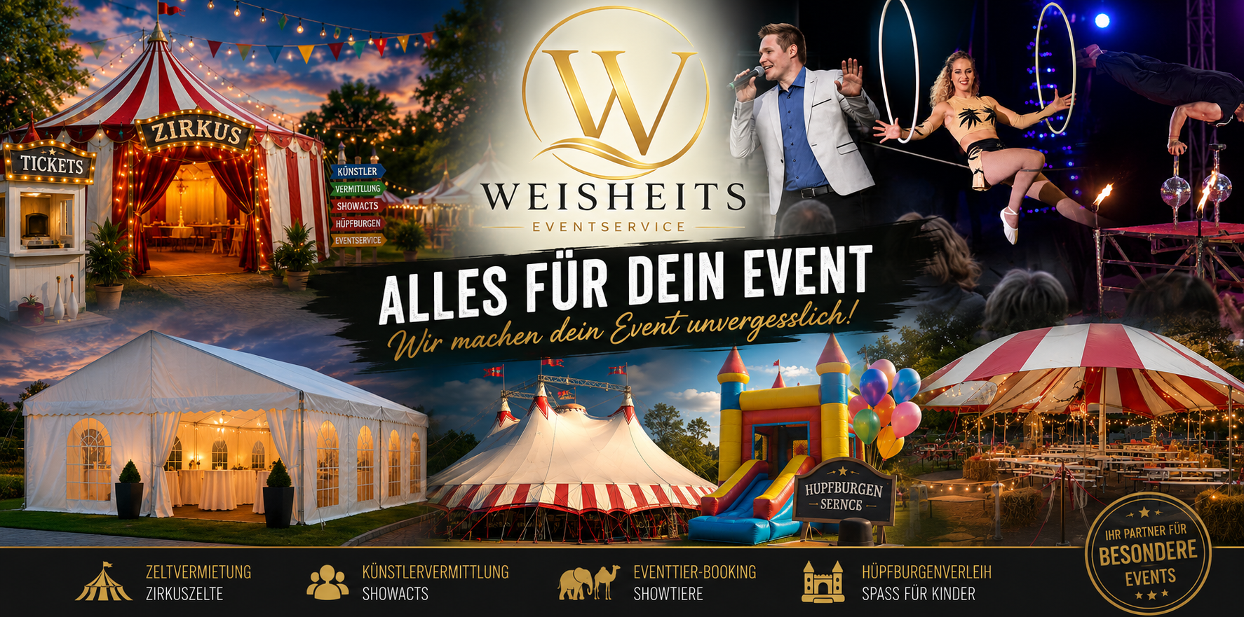 Events zu attraktiven Preisen. Neugierig geworden? Entdecken Sie jetzt unsere Veranstaltungen Bundesweit in Deutschland Zeltmiete Künstler